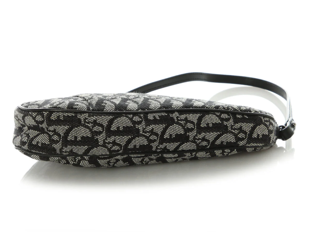 Dior Vintage Mini Diorissimo Trotter Saddle Bag - Image 6