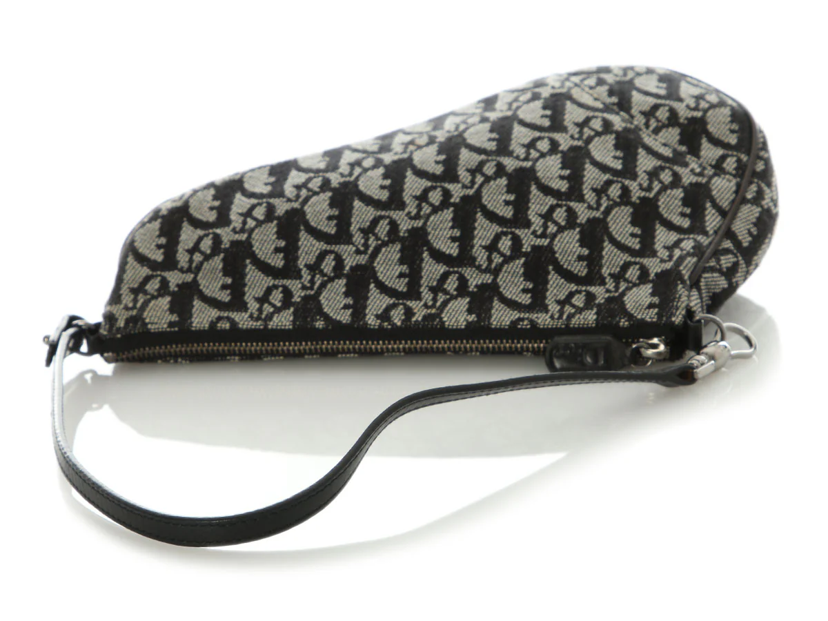Dior Vintage Mini Diorissimo Trotter Saddle Bag - Image 7