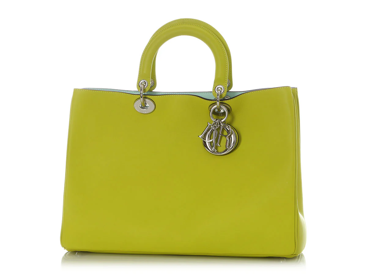 Dior Large Green Diorissimo Tote - Image 3