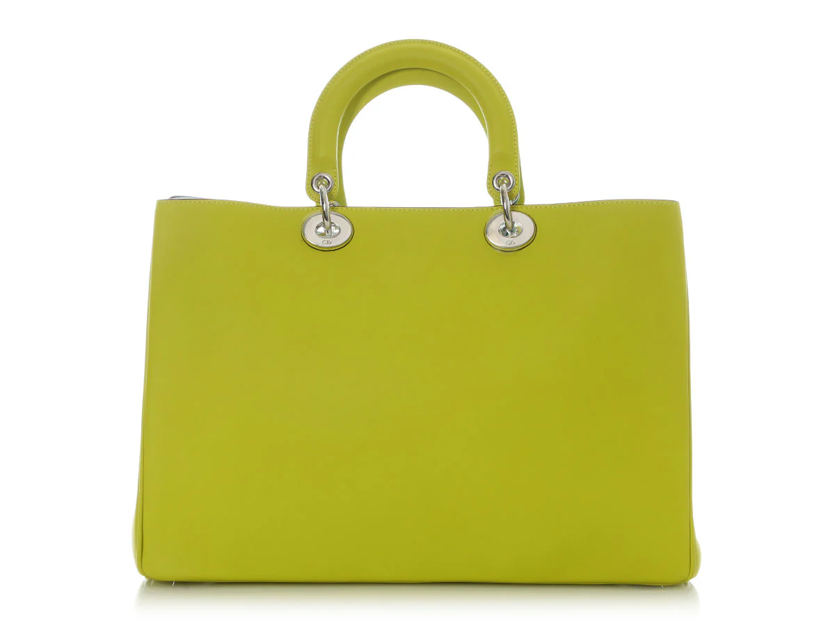 Dior Large Green Diorissimo Tote - Image 5