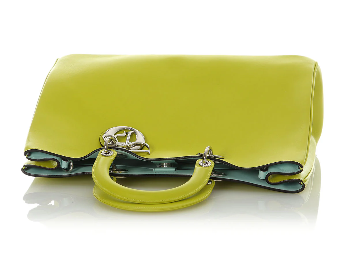 Dior Large Green Diorissimo Tote - Image 8