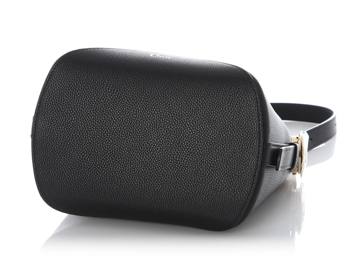 Dior Small Black Médallion Bucket Bag - Image 6
