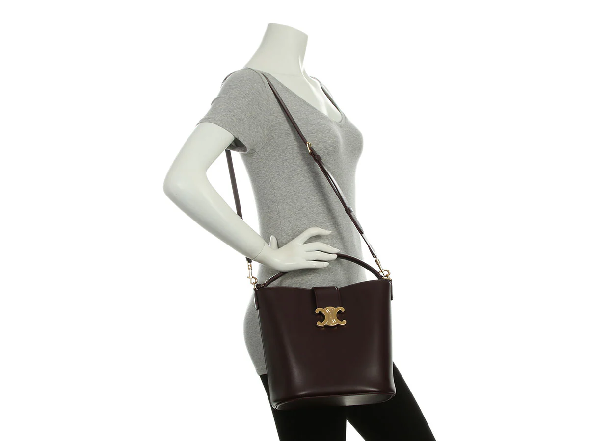 Celine Medium Deep Burgundy Louise - Image 10