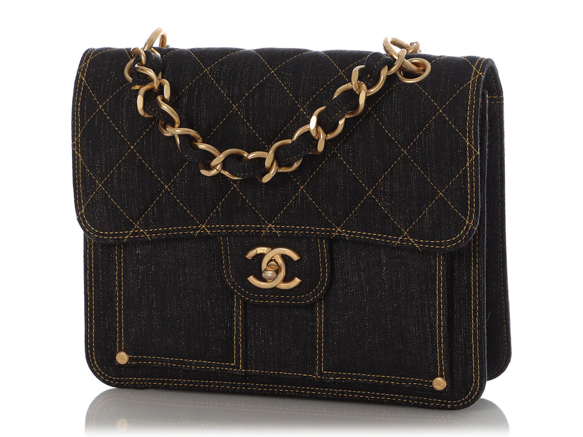 Chanel 2023 Denim Backpack - Image 4