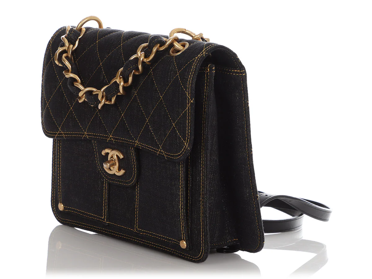Chanel 2023 Denim Backpack - Image 5