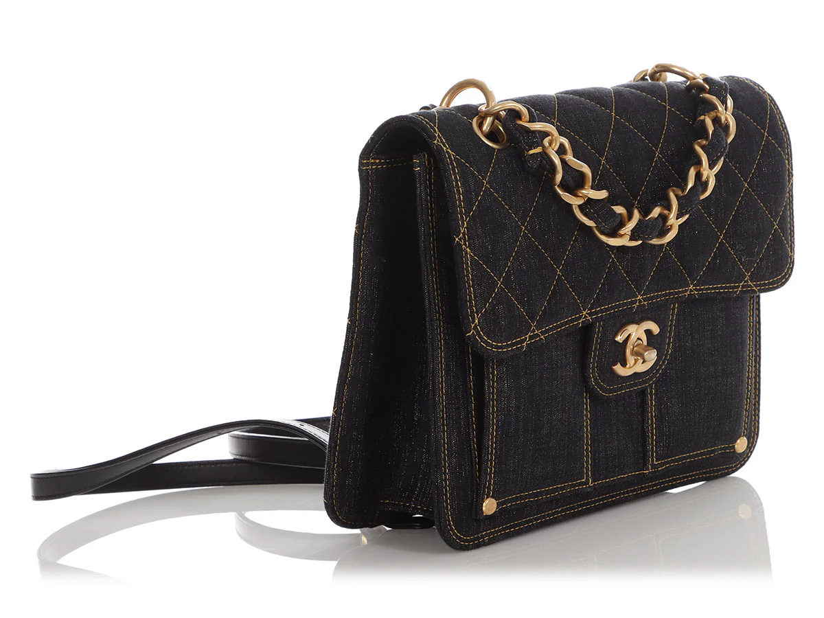 Chanel 2023 Denim Backpack - Image 7