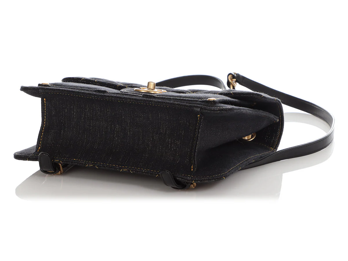 Chanel 2023 Denim Backpack - Image 8