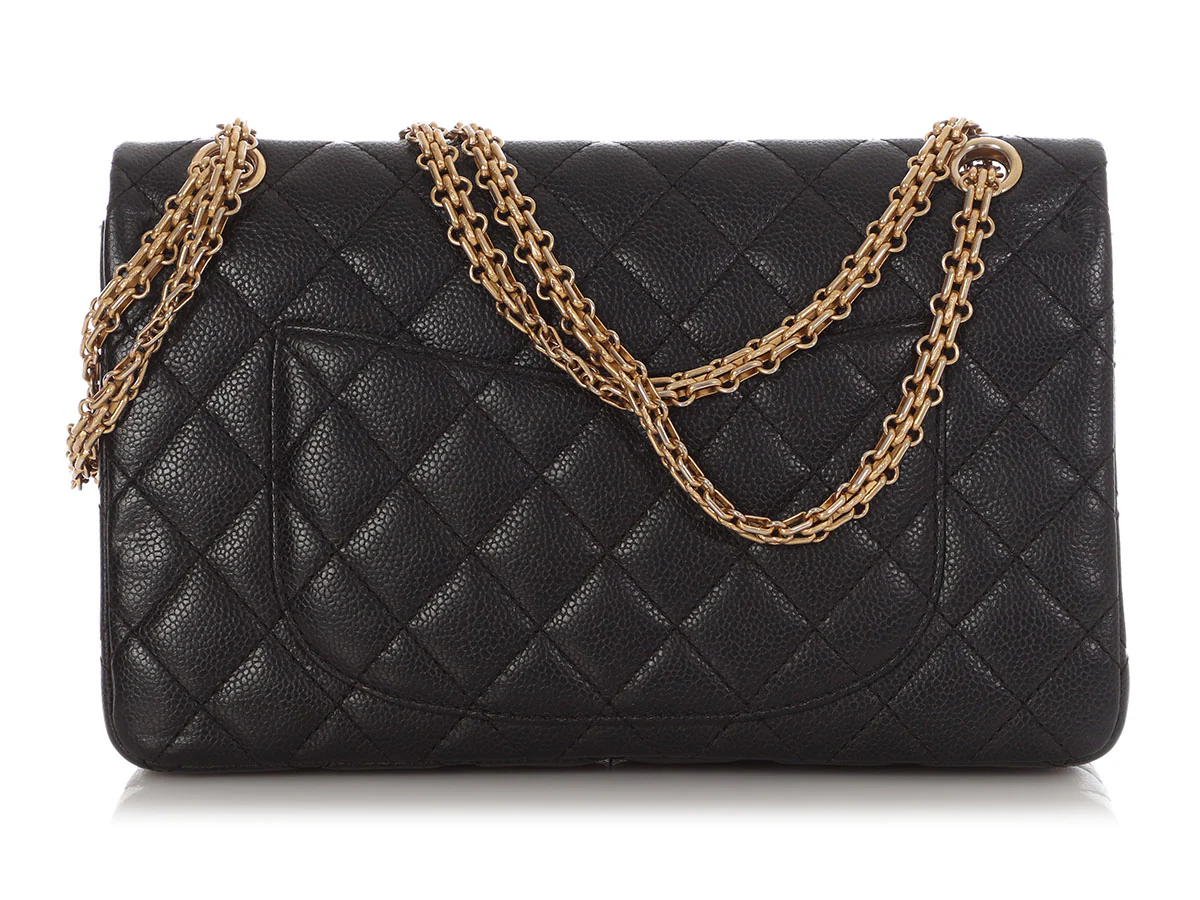 Chanel Black Quilted Caviar Reissue 226 - Image 5
