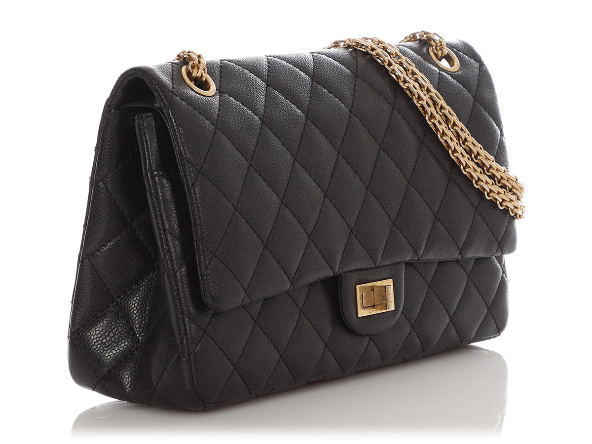 Chanel Black Quilted Caviar Reissue 226 - Image 6