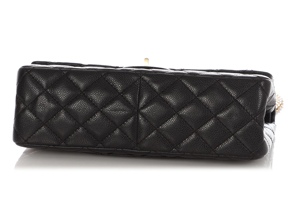 Chanel Black Quilted Caviar Reissue 226 - Image 7