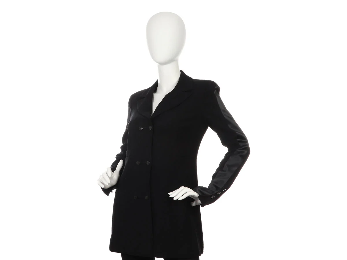 Chanel Black Wool Jacket - Image 2