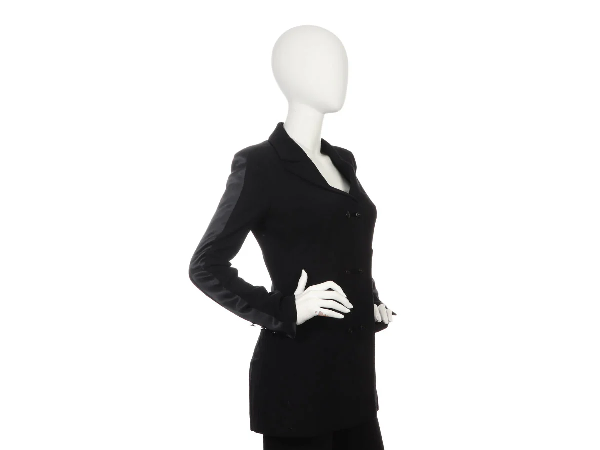 Chanel Black Wool Jacket - Image 4