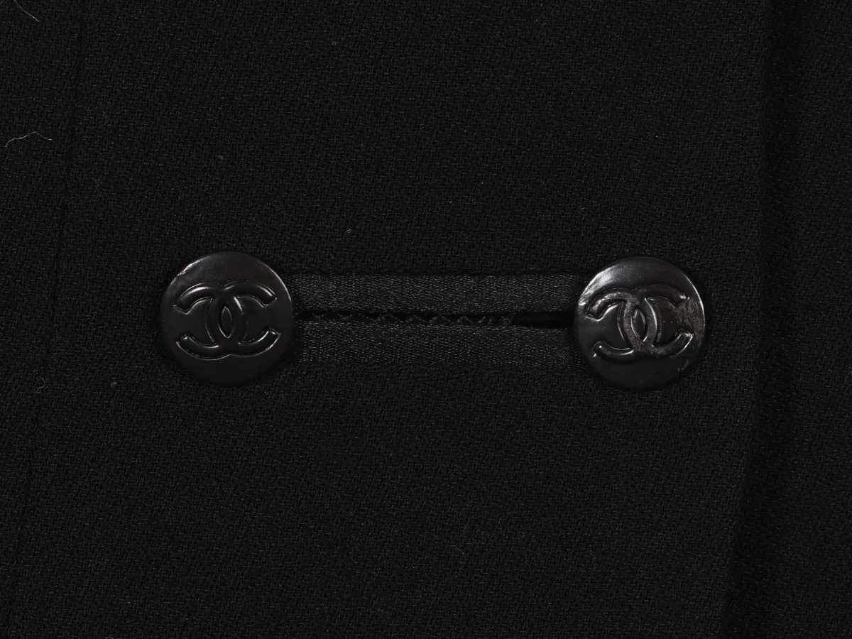 Chanel Black Wool Jacket - Image 6