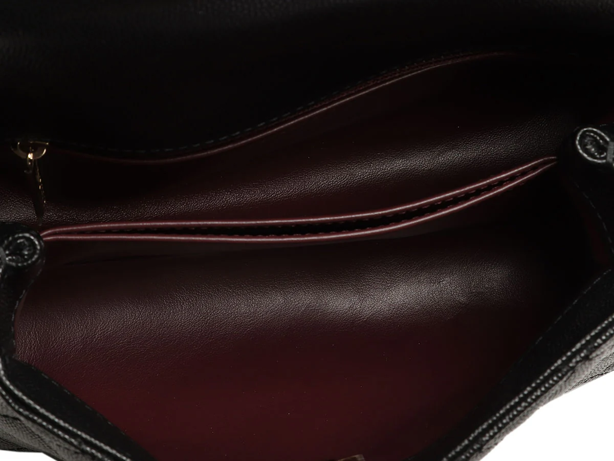 Chanel Mini Black Quilted Caviar Coco Handle Flap - Image 9