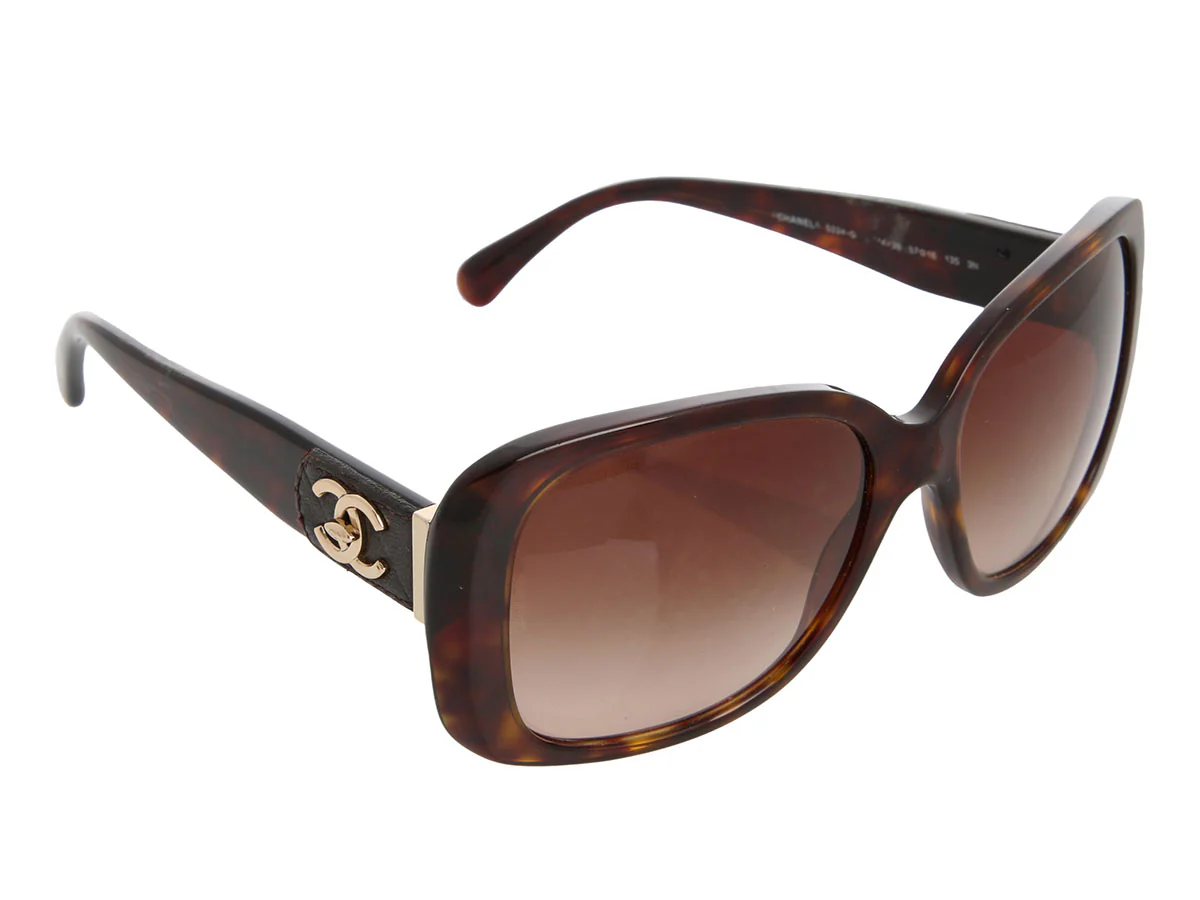 Chanel Tortoise Sunglasses - Image 2
