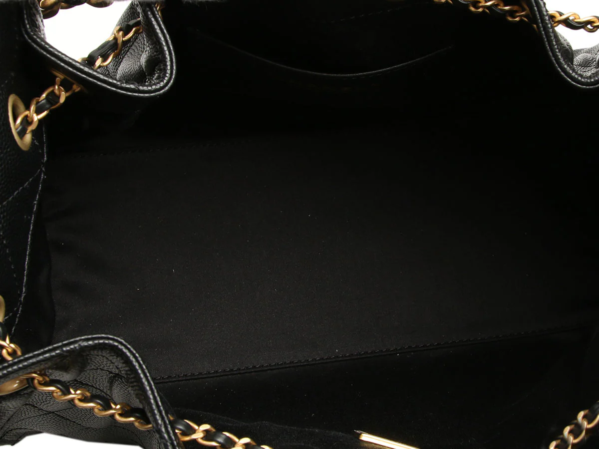 Chanel Small Black Caviar 25 Bag - Image 9