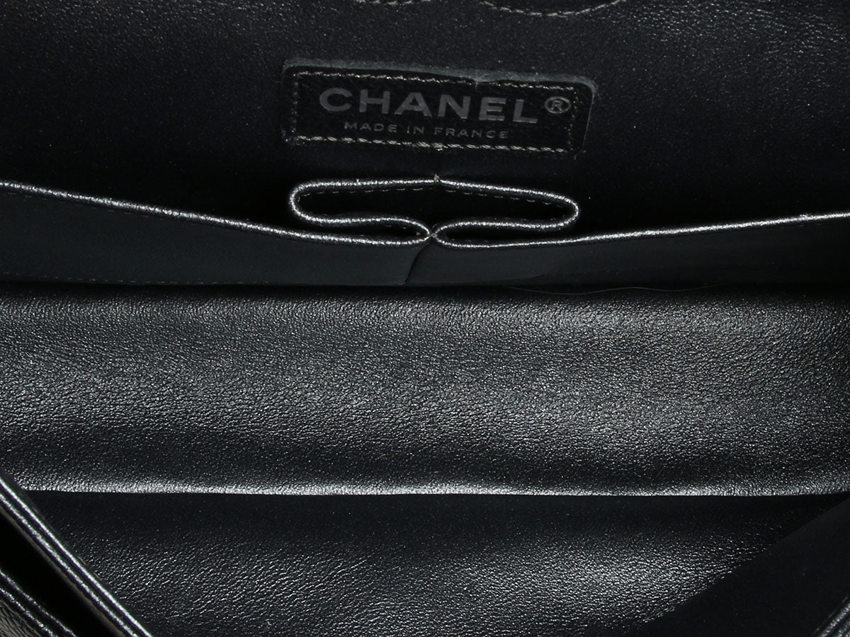 Chanel Medium/Large Pearly Quilted Calfskin Classic Double Flap - Image 9