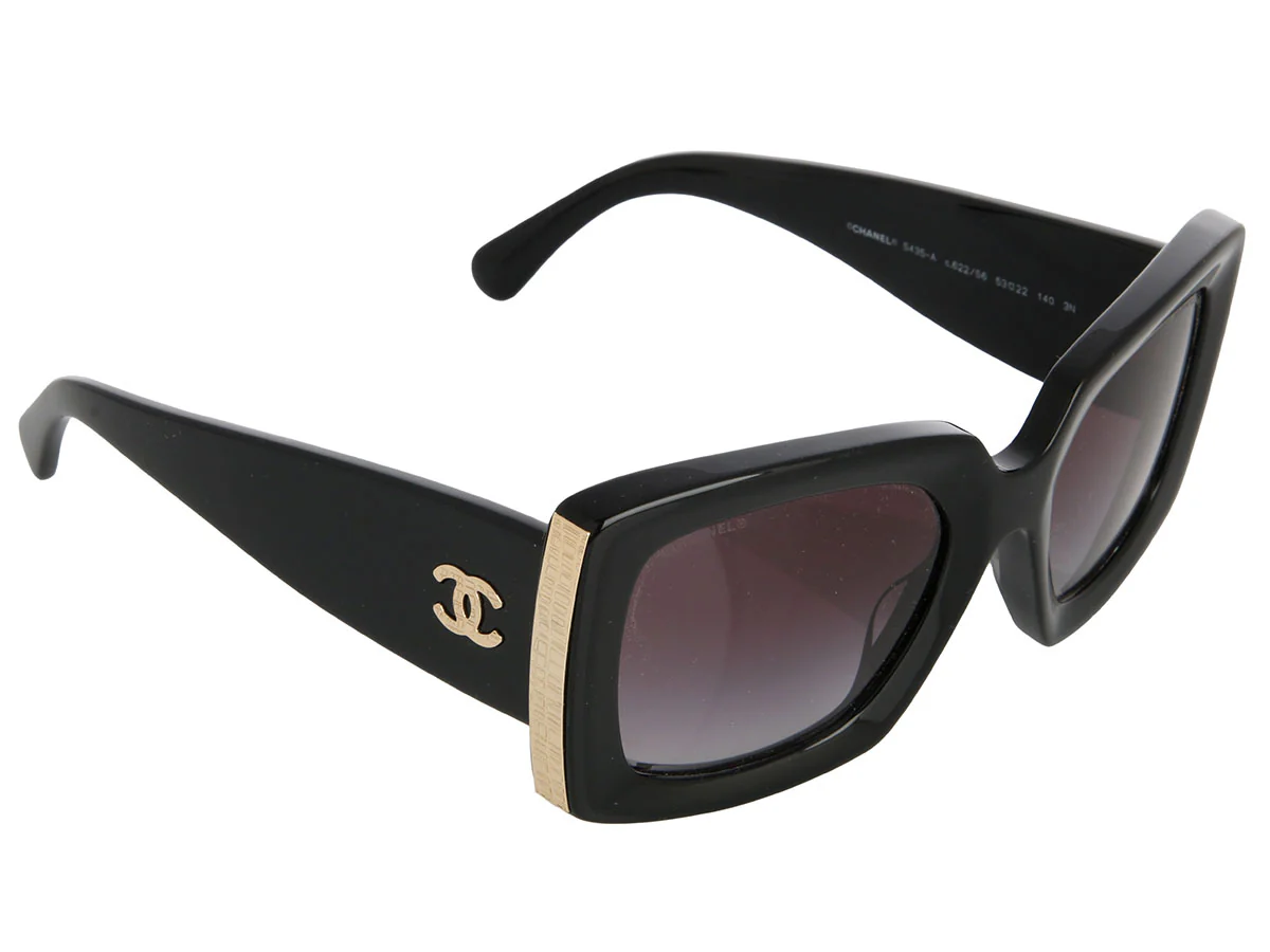 Chanel Black CC Sunglasses - Image 3
