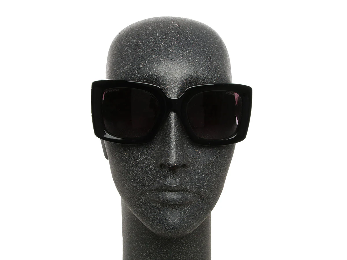 Chanel Black CC Sunglasses - Image 6