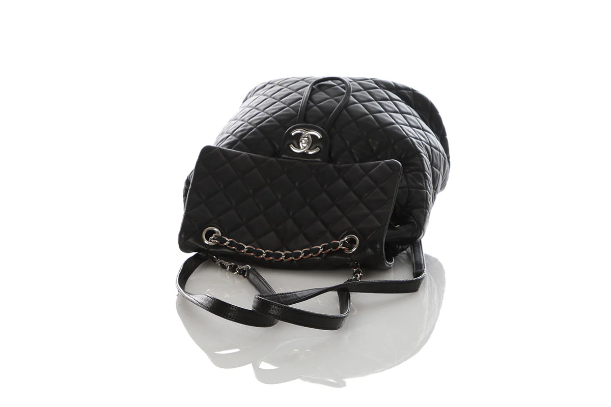Chanel Large Black Quilted Calfskin Urban Spirit Backpack - Image 8