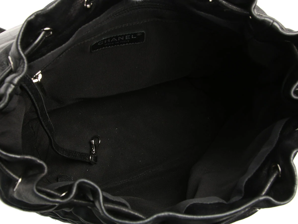 Chanel Large Black Quilted Calfskin Urban Spirit Backpack - Image 9