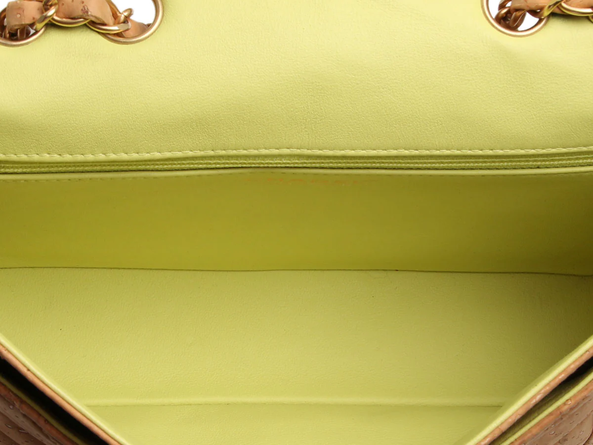 Chanel Small Chevron-Quilted Cork Reissue Flap - Image 10