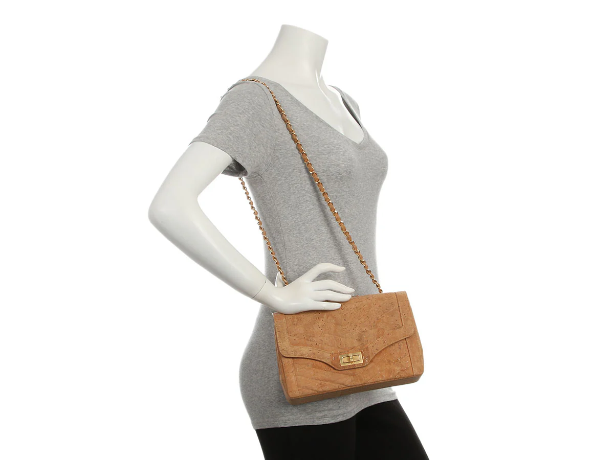 Chanel Small Chevron-Quilted Cork Reissue Flap - Image 11