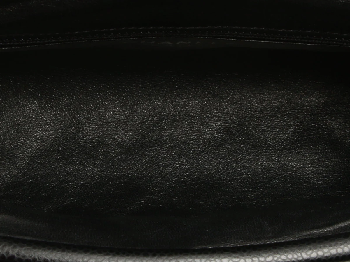 Chanel Black Quilted Caviar Timeless Clutch - Image 9