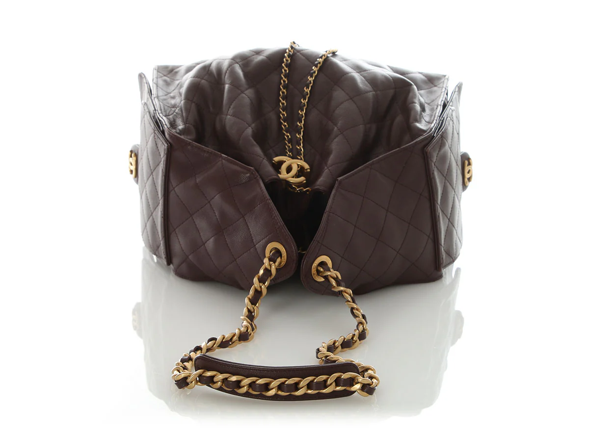 Chanel Medium Brown Caviar 25 Bag - Image 7