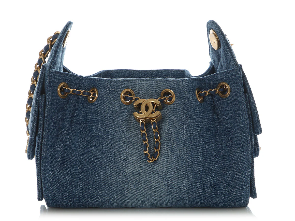 Chanel Mini Blue Denim 25 Bag