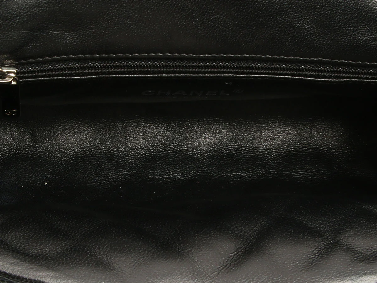 Chanel Black Quilted Caviar Timeless Clutch - Image 8