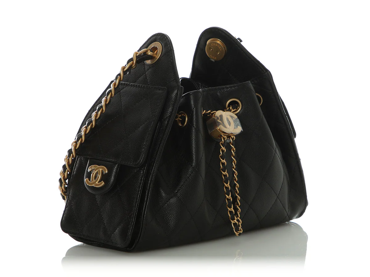 Chanel Mini Black Caviar 25 - Image 6
