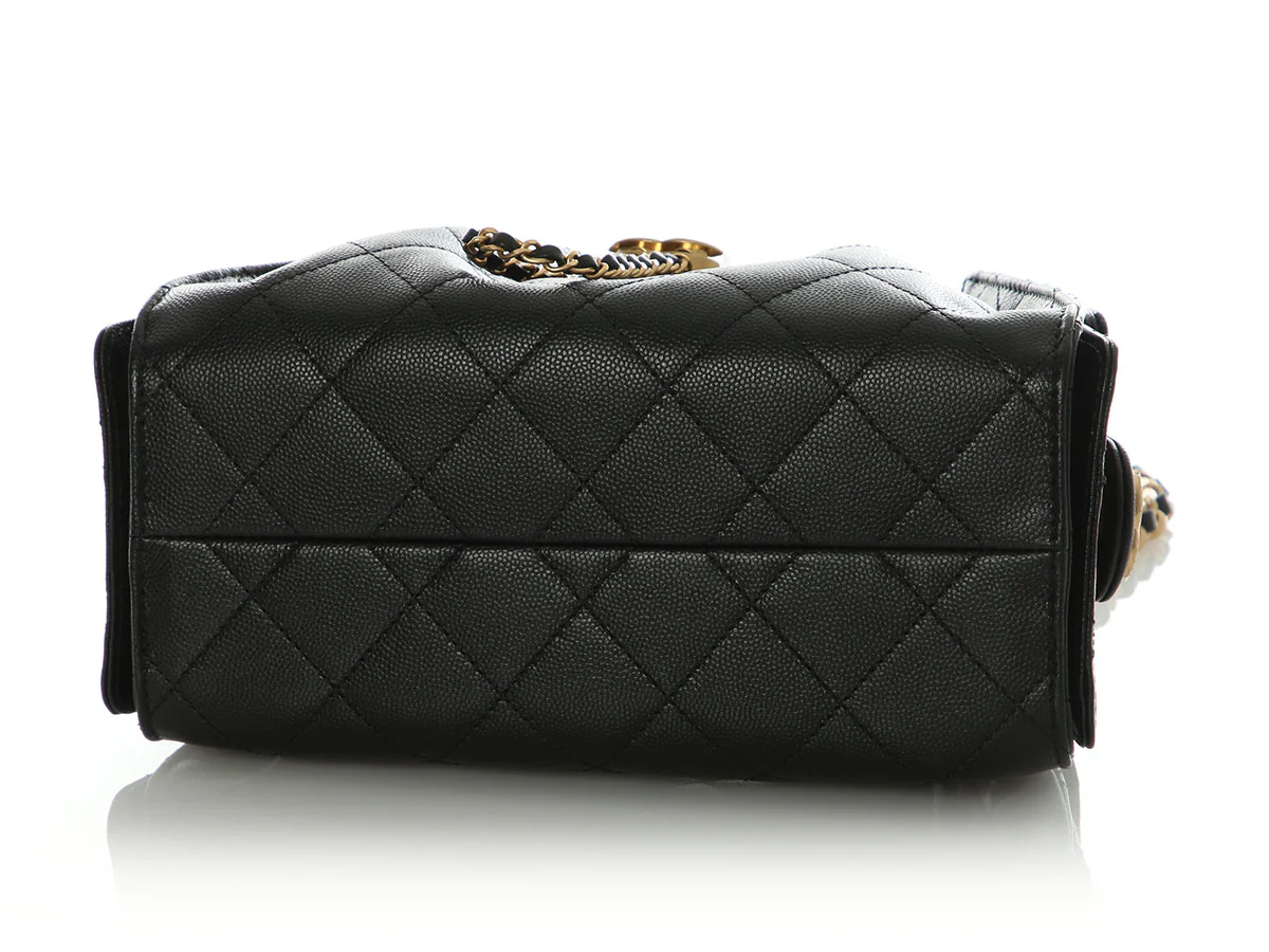 Chanel Mini Black Caviar 25 - Image 7