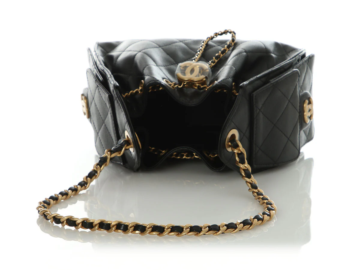 Chanel Mini Black Caviar 25 - Image 8