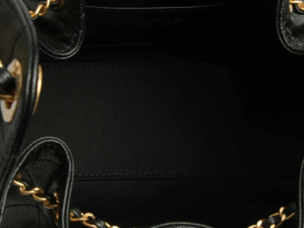 Chanel Mini Black Caviar 25 - Image 9