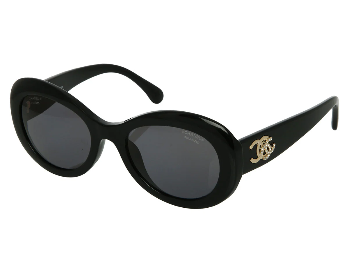 Chanel Black Sunglasses - Image 2