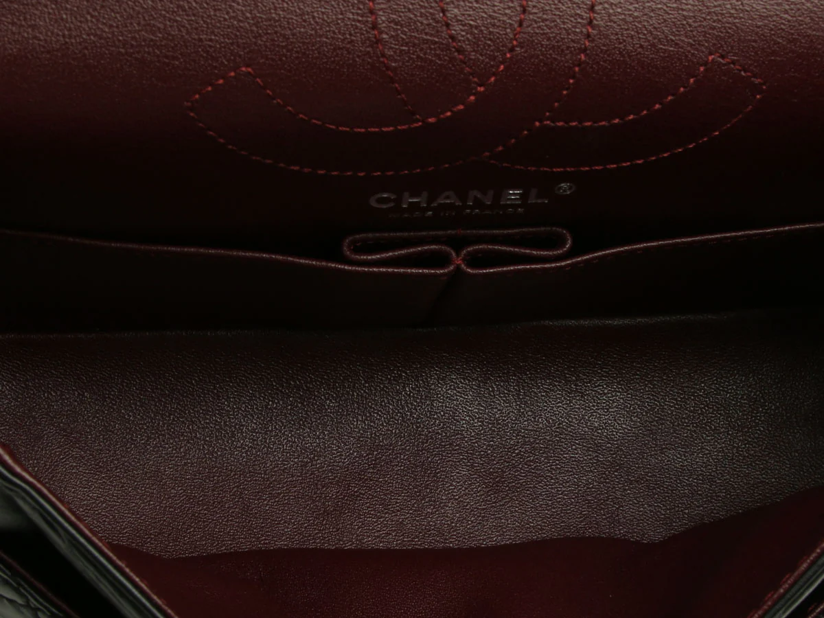 Chanel Black Quilted Distressed Calfskin Reissue 225 - Image 9