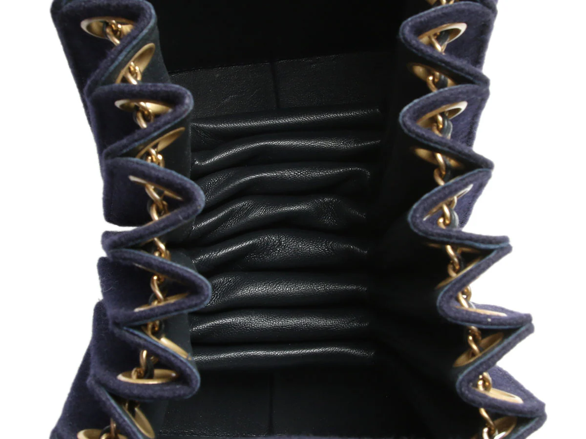 Chanel Navy Paris-Hamburg Accordion Bag - Image 9