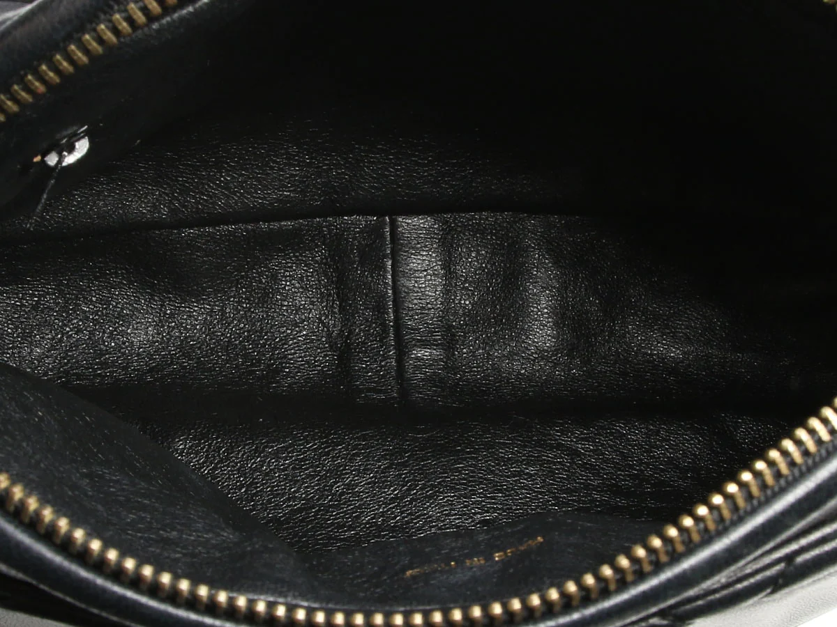 Chanel Vintage Black Quilted Lambskin Tassel Camera Bag - Image 8
