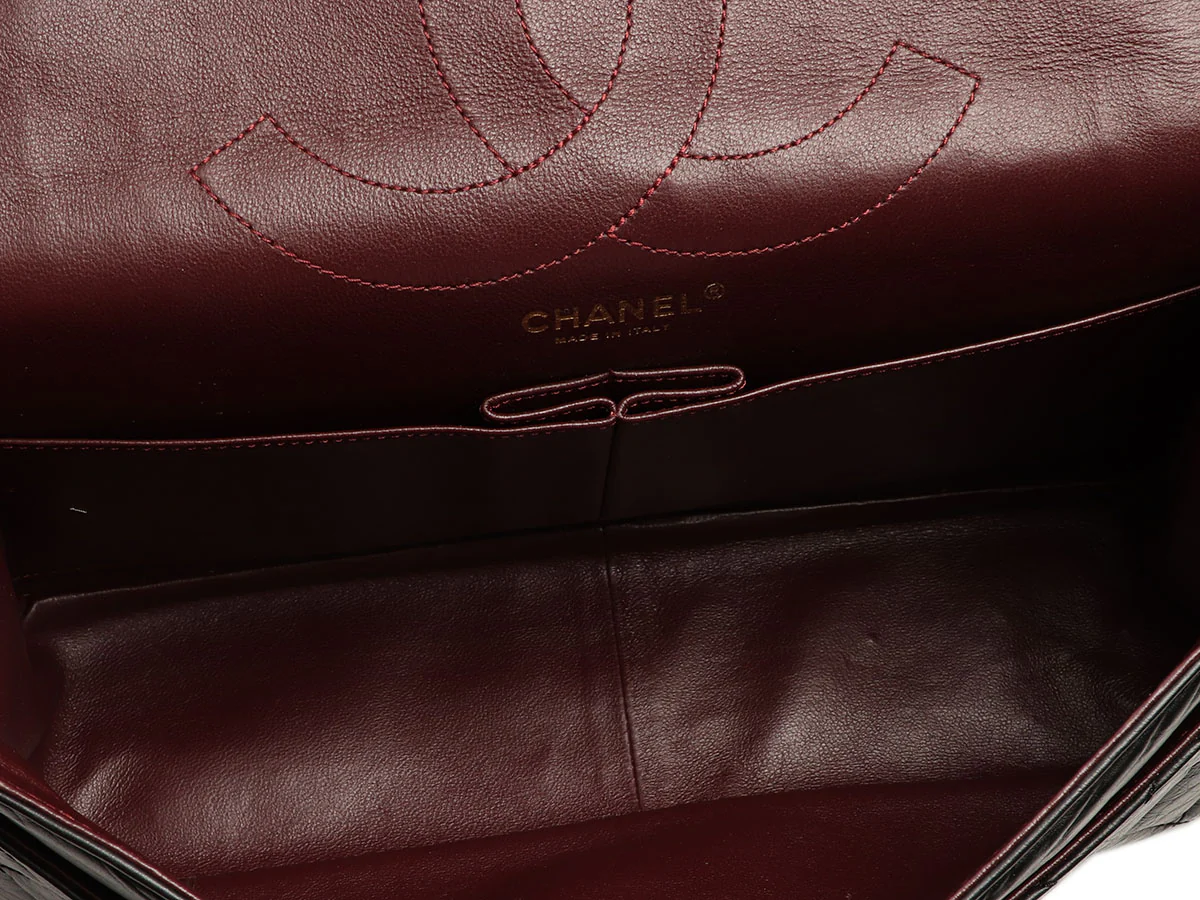 Chanel Black Quilted Aged Calfskin 2.55 Reissue 227 - Image 9