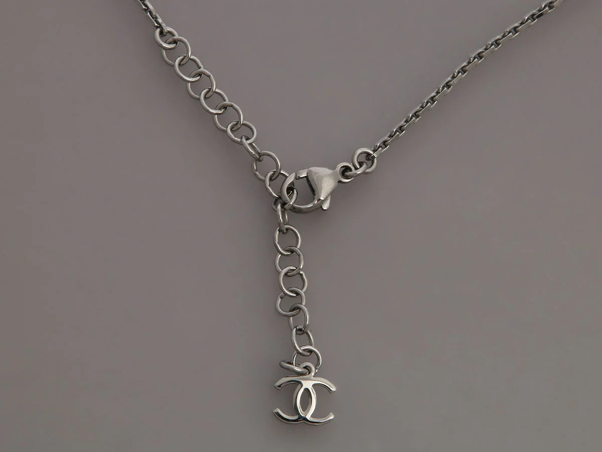 Chanel Crystal Butterfly Necklace - Image 5