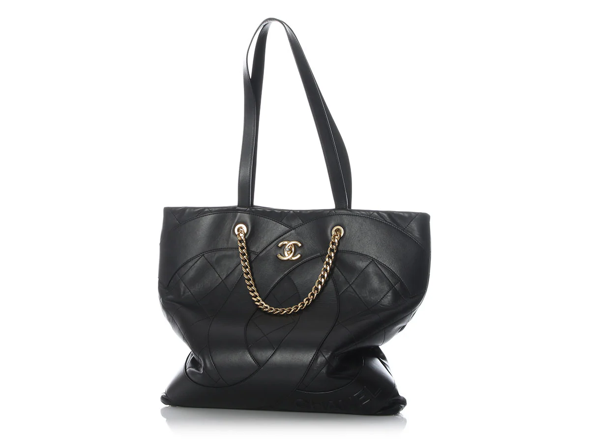 Chanel extra large black Club Monaco tote - Image 3