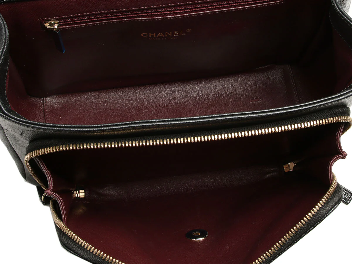 Chanel Large Black Caviar Business Affinity Flap - Image 10