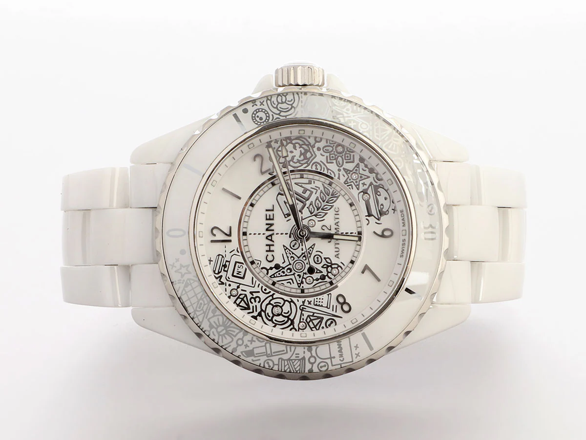 Chanel LE White Ceramic J12.20 Watch 38mm - Image 3