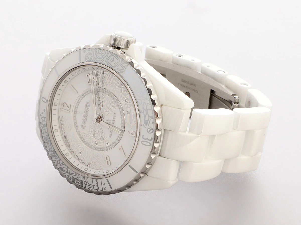 Chanel LE White Ceramic J12.20 Watch 38mm - Image 4