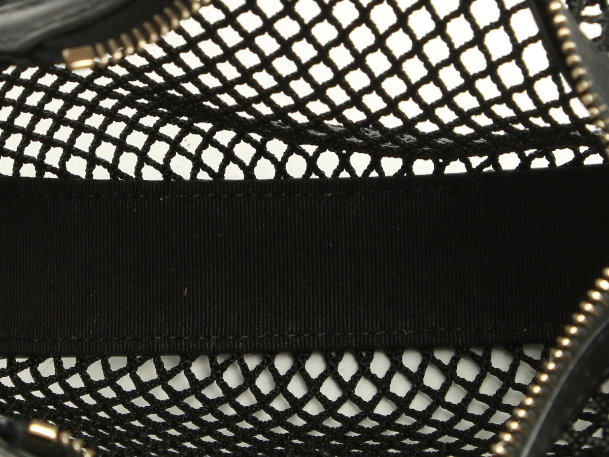 Chanel Mini Black Mesh Pouch - Image 9