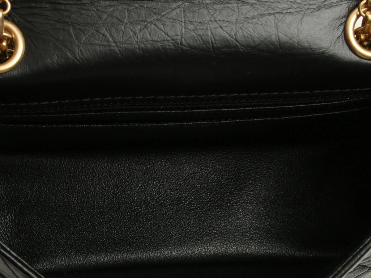 Chanel Mini Black Quilted Aged Calfskin Reissue 2.55 - Image 9