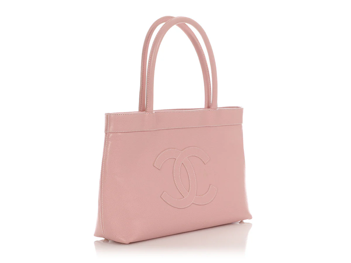 Chanel Pink Caviar Timeless Tote - Image 5