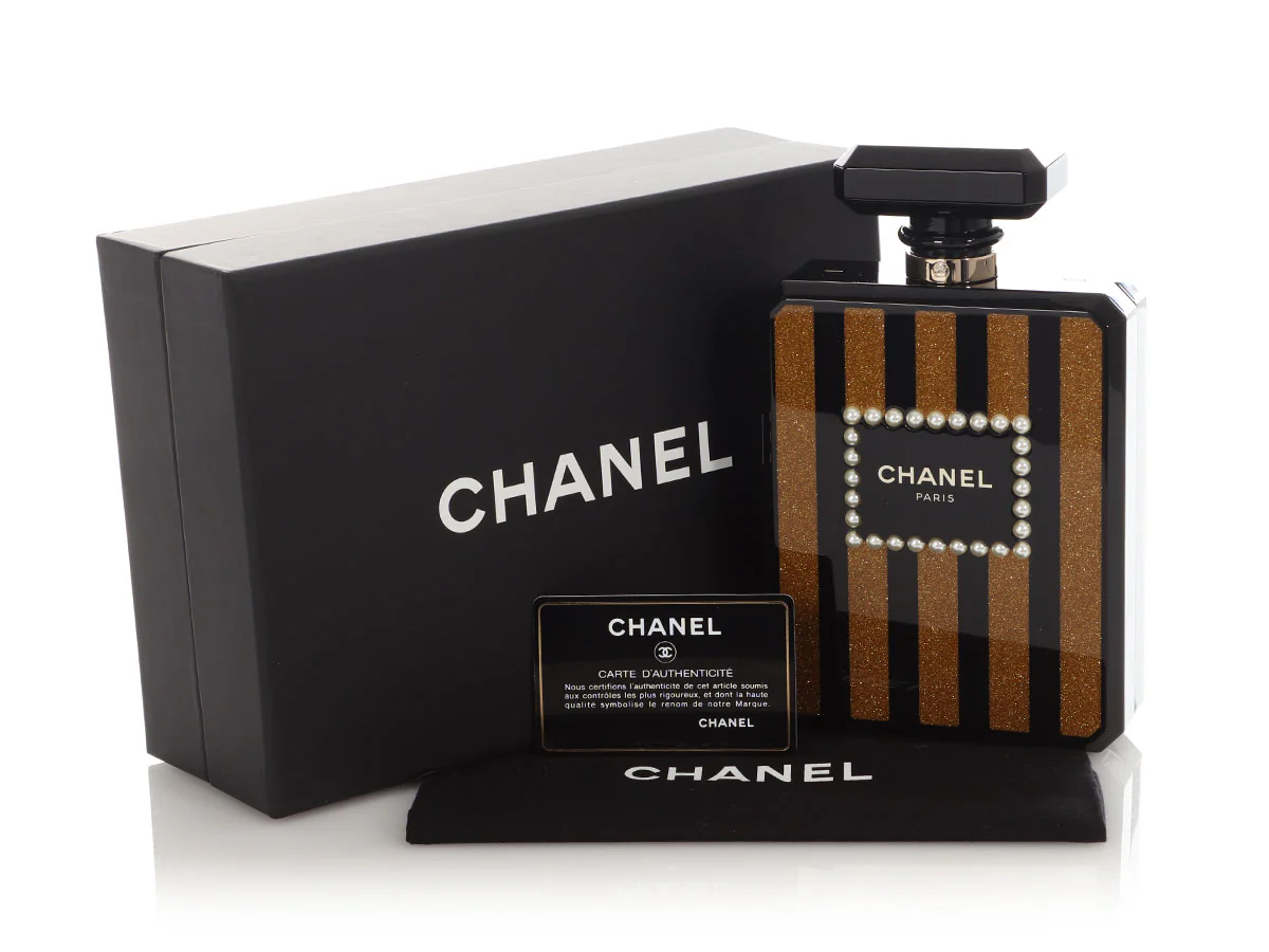 Chanel Plexiglass Perfume Bottle Minaudière - Image 3