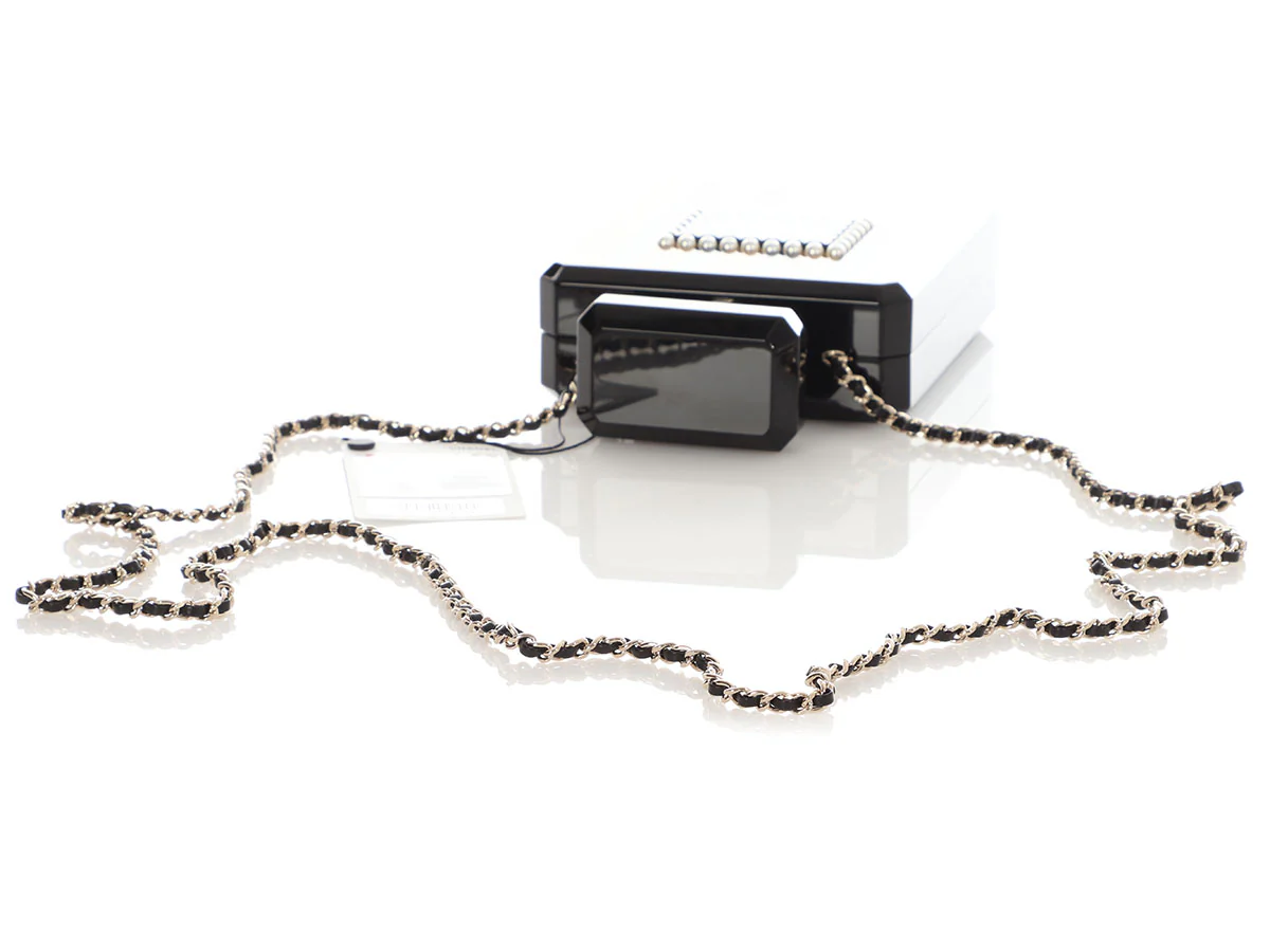 Chanel Plexiglass Perfume Bottle Minaudière - Image 9
